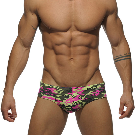 Slip Natacion Addicted Hombre Camuflaje - Haga un click en la imagen para cerrar